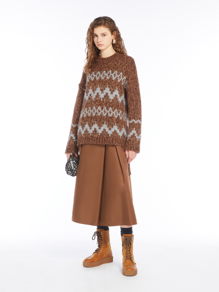 Jacquard mohair sweater - TOBACCO - Weekend Max Mara - 2