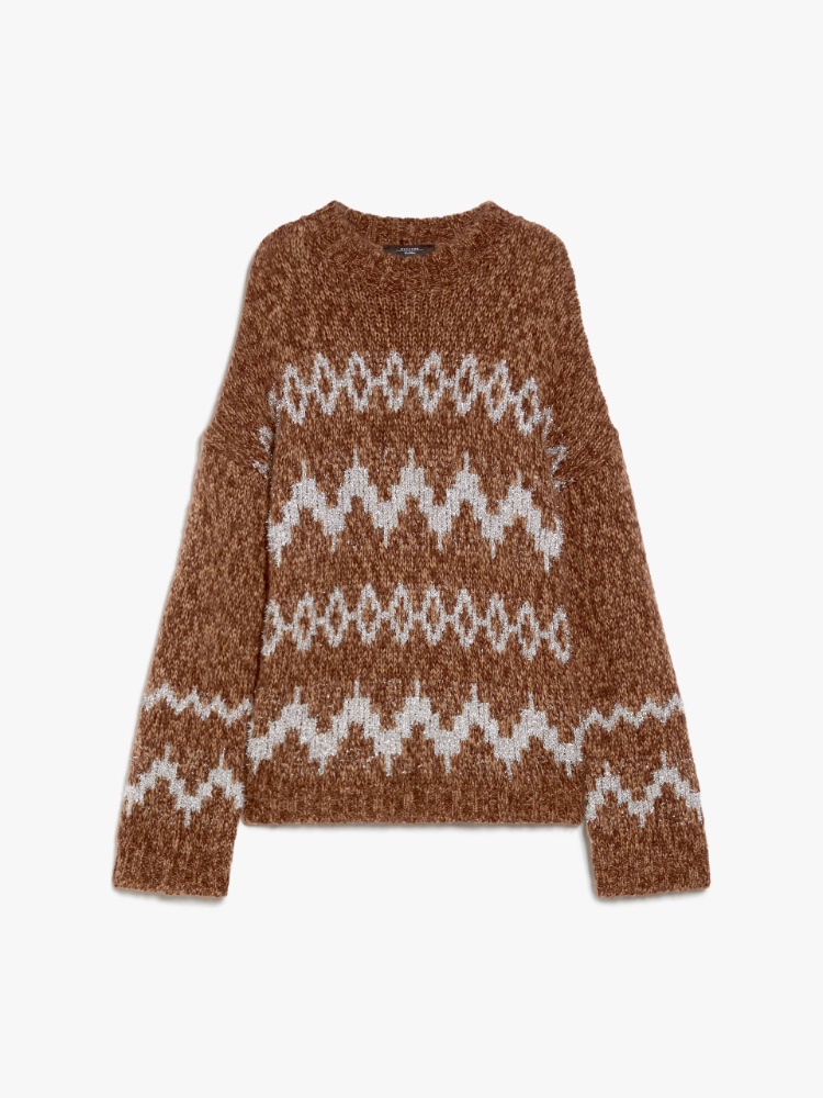 Jacquard mohair sweater - TOBACCO - Weekend Max Mara