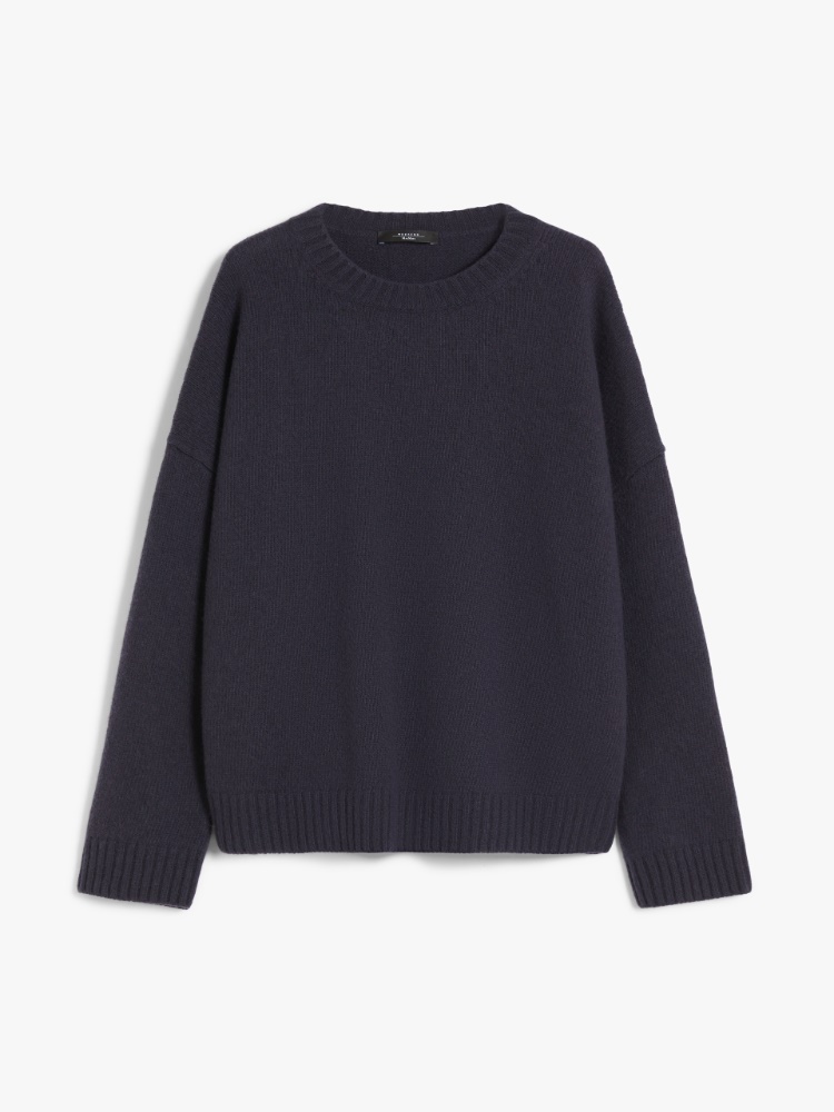 Wool yarn sweater - NAVY - Weekend Max Mara