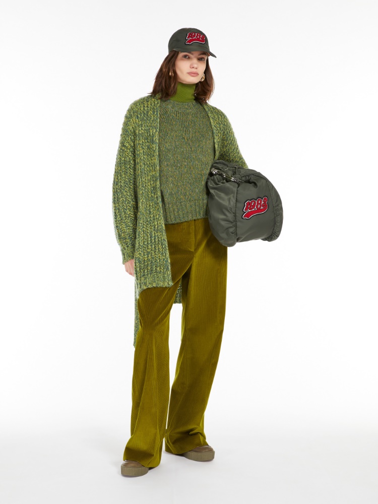 Mohair chiné yarn sweater - GREEN - Weekend Max Mara - 2