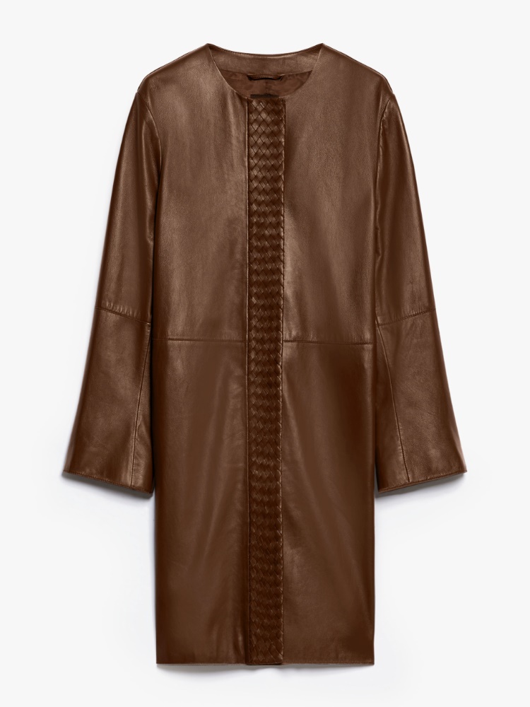 Nappa leather duster coat - TOBACCO - Weekend Max Mara - 2