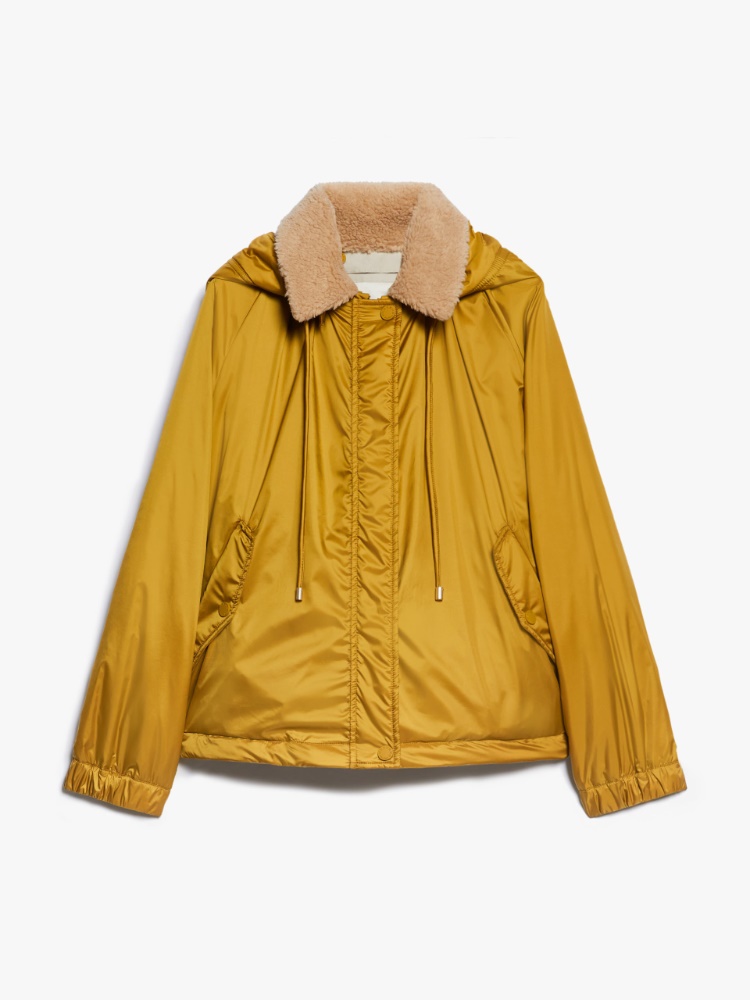 Reversible water-repellent canvas windbreaker - GOLD - Weekend Max Mara - 2