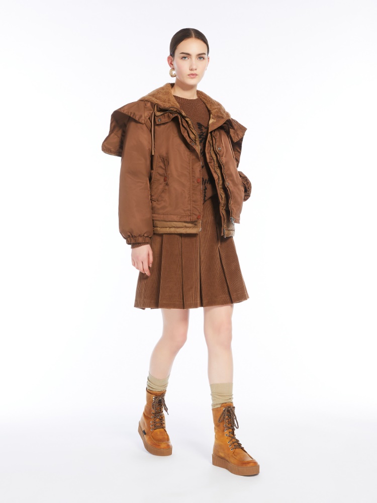 Water-repellent twill parka - TOBACCO - Weekend Max Mara - 2