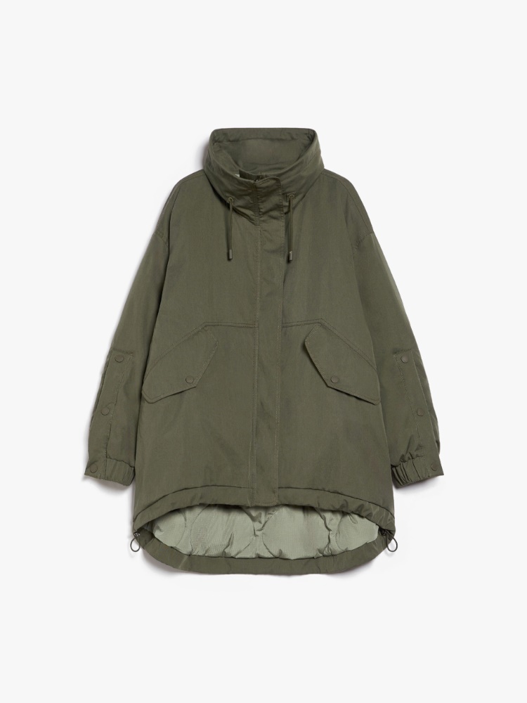 Reversible water-repellent fabric parka - DARK GREEN - Weekend Max Mara - 2