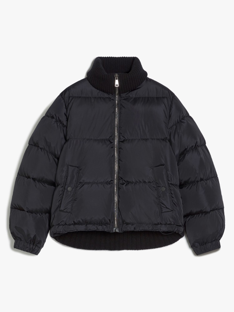 Water-repellent taffeta padded jacket - BLACK - Weekend Max Mara