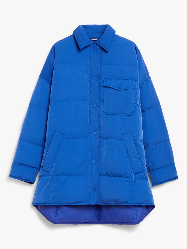 Water-repellent taffeta down jacket - CORNFLOWER BLUE - Weekend Max Mara - 2