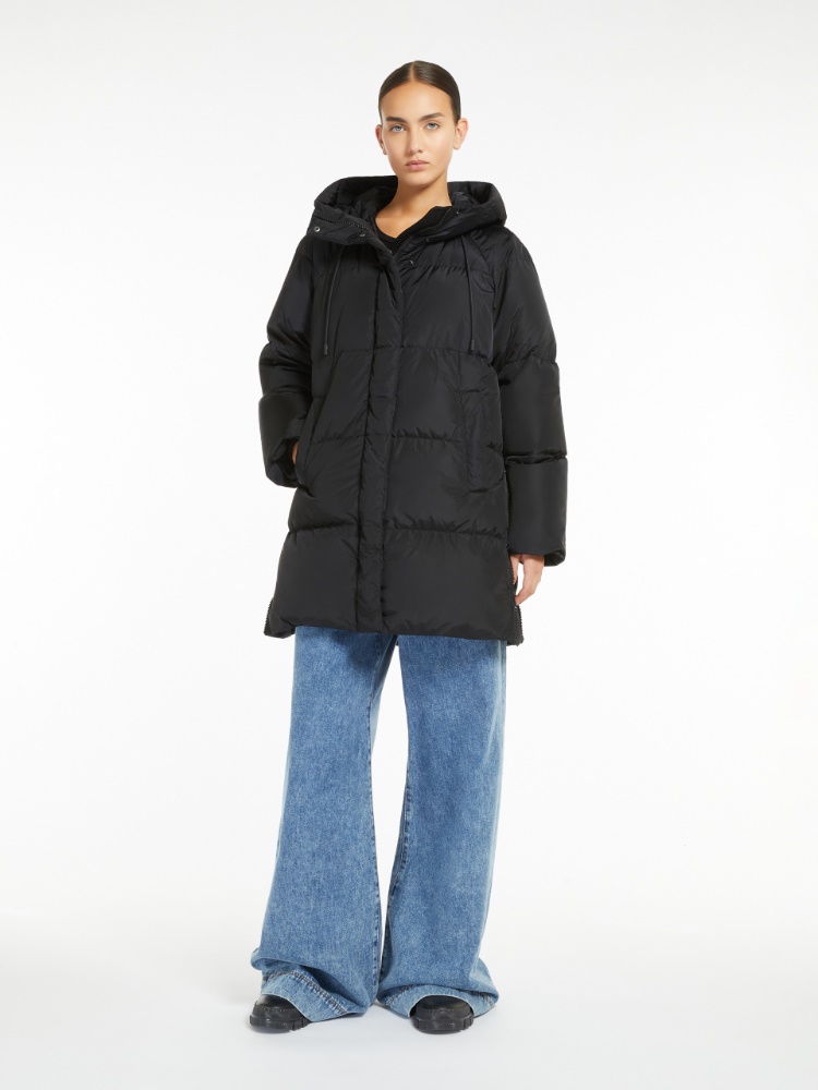 Water-repellent taffeta parka - BLACK - Weekend Max Mara