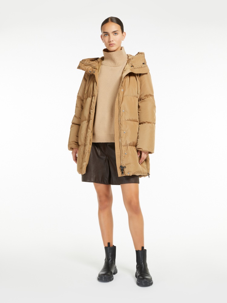 Water-repellent taffeta parka - CAMEL - Weekend Max Mara - 2