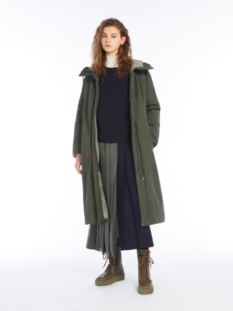 Reversible water-repellent technical cotton parka -  - Weekend Max Mara - 2