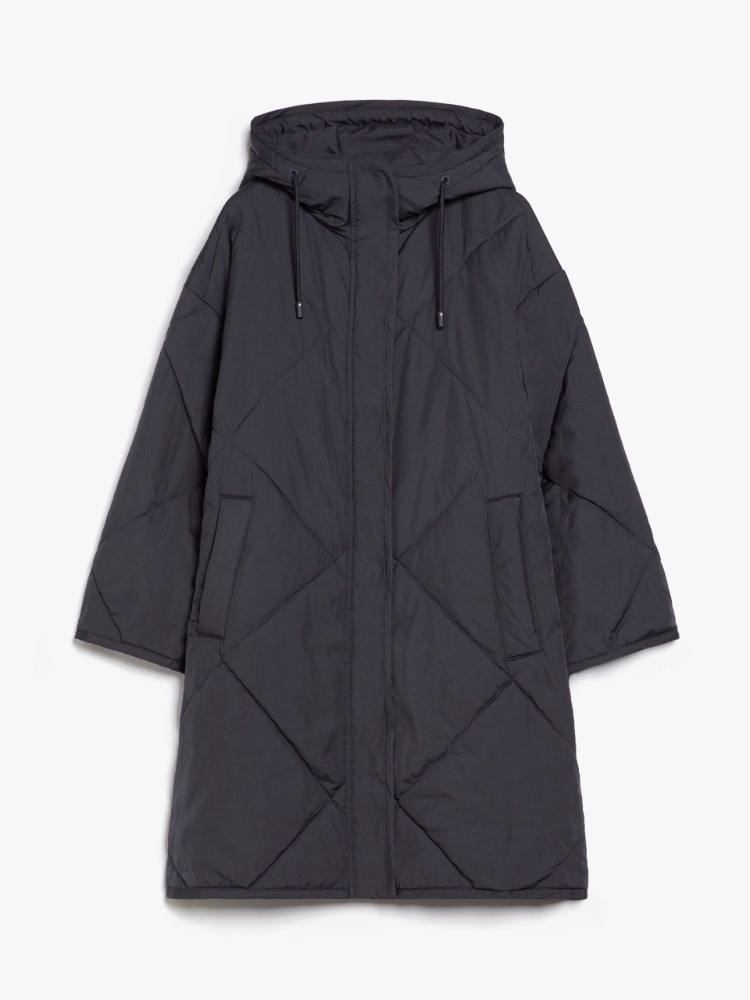 Water-repellent taffeta hooded down jacket - NAVY - Weekend Max Mara - 2