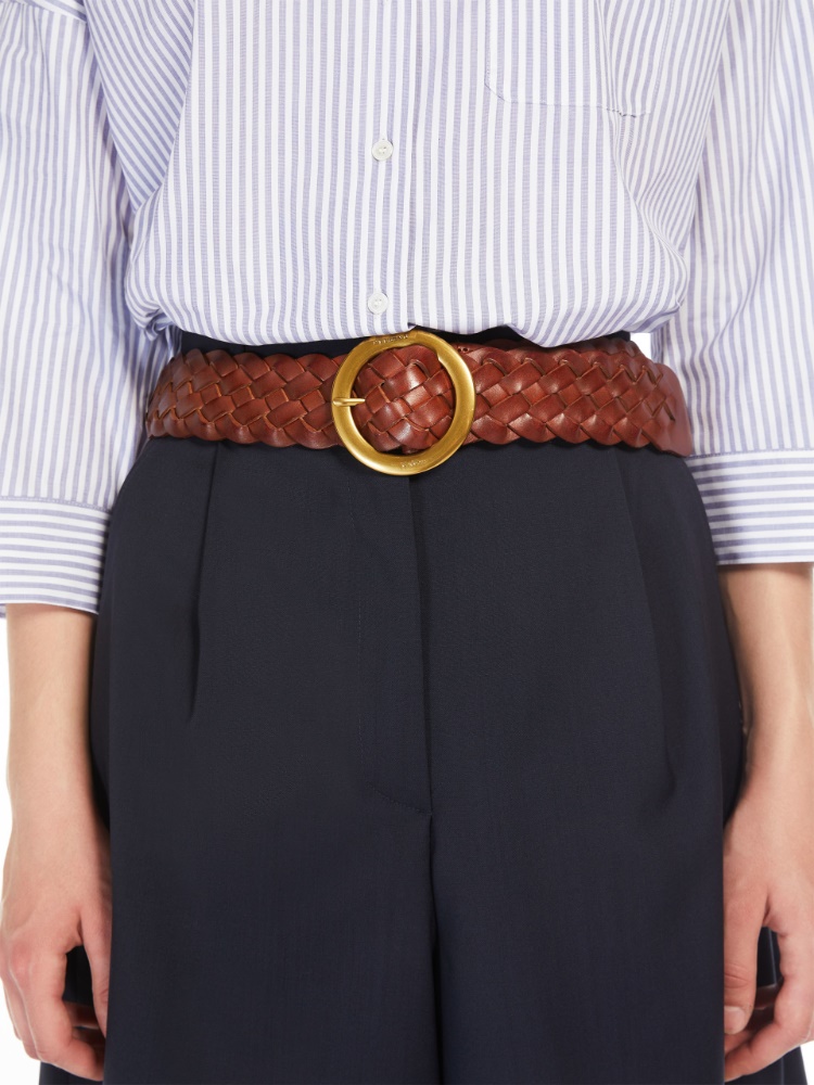 Woven leather belt -  - Weekend Max Mara - 2