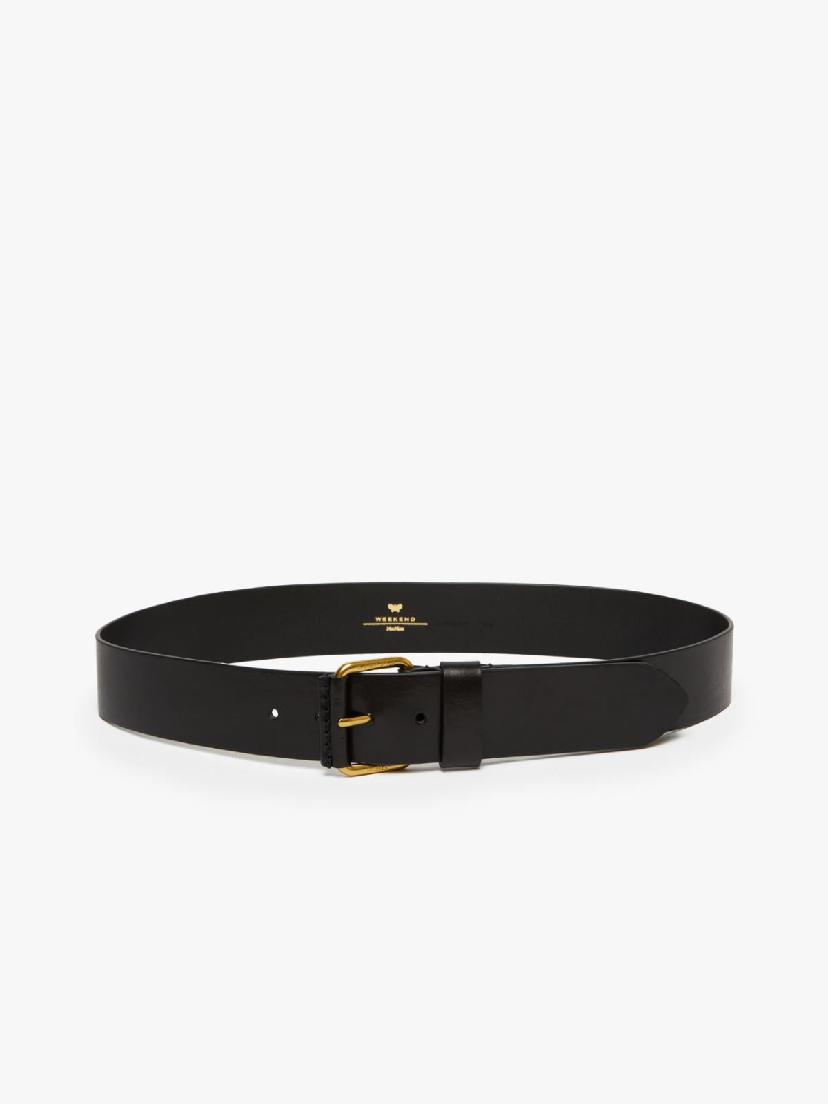 Leather belt, black | Weekend Max Mara