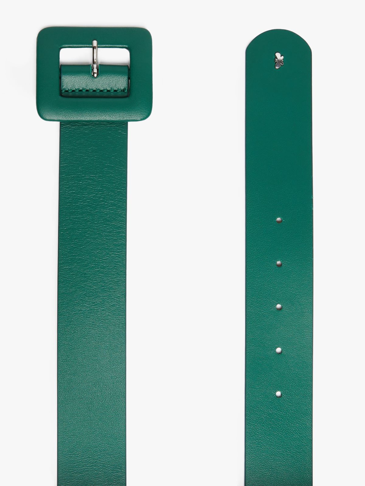 Nappa leather belt, emerald | Weekend Max Mara