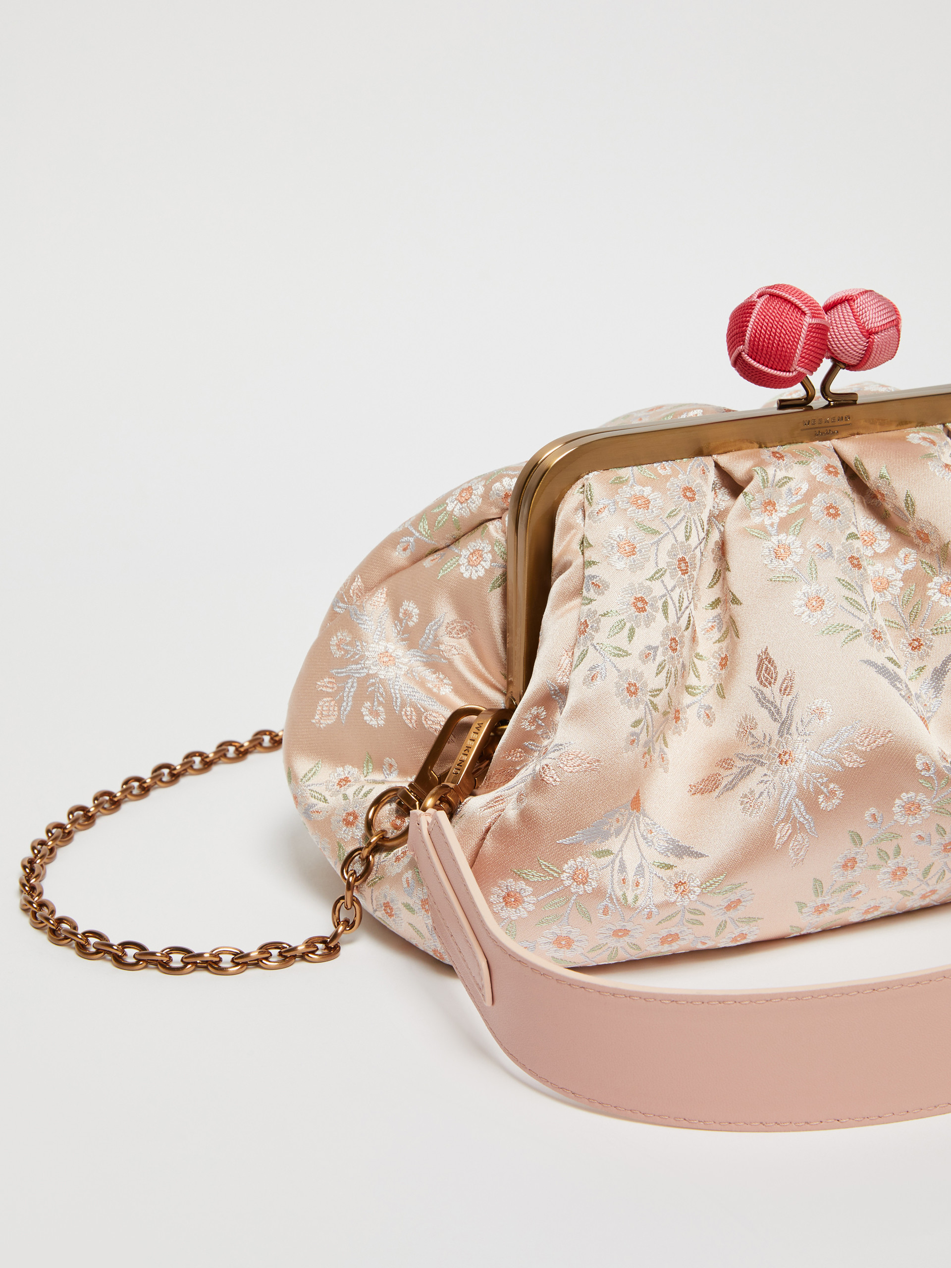 Medium jacquard silk Pasticcino Bag - PINK - Weekend Max Mara - 4