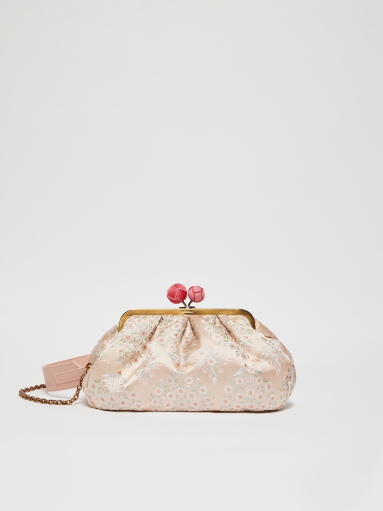 Medium jacquard silk Pasticcino Bag - PINK - Weekend Max Mara