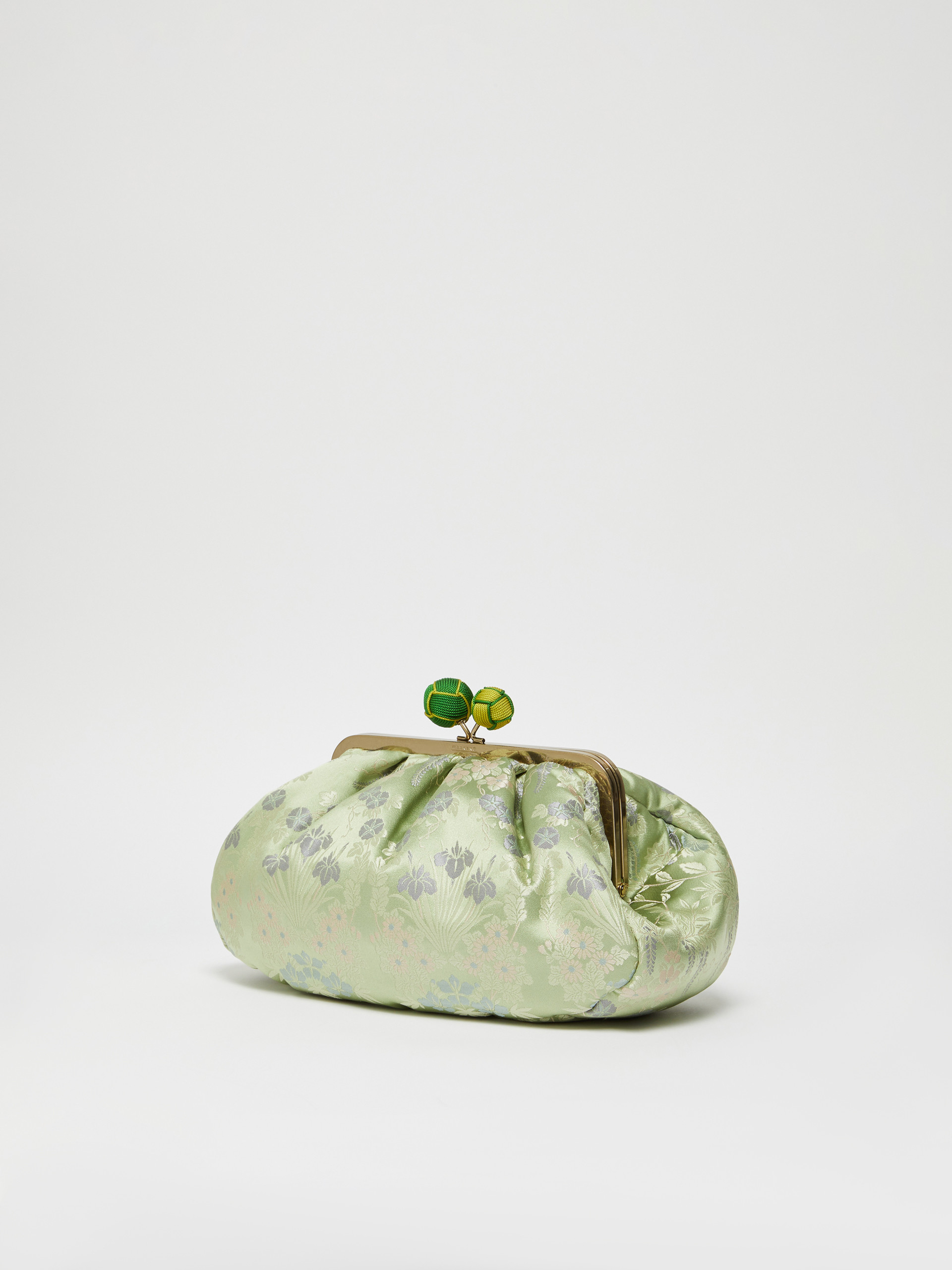 Medium jacquard silk Pasticcino Bag - OLIVE GREEN - Weekend Max Mara - 2