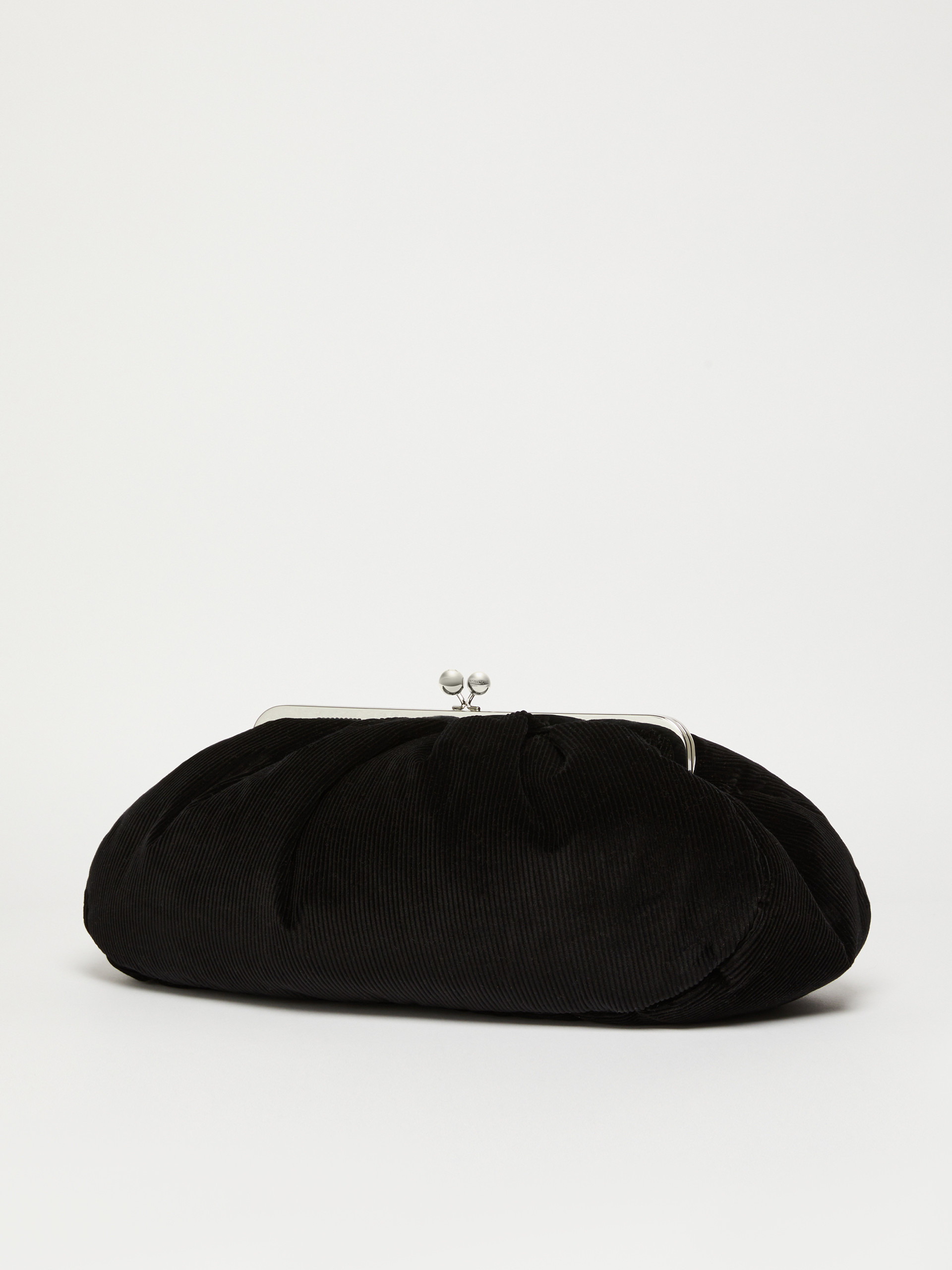 Large velvet Pasticcino Bag - BLACK - Weekend Max Mara - 2