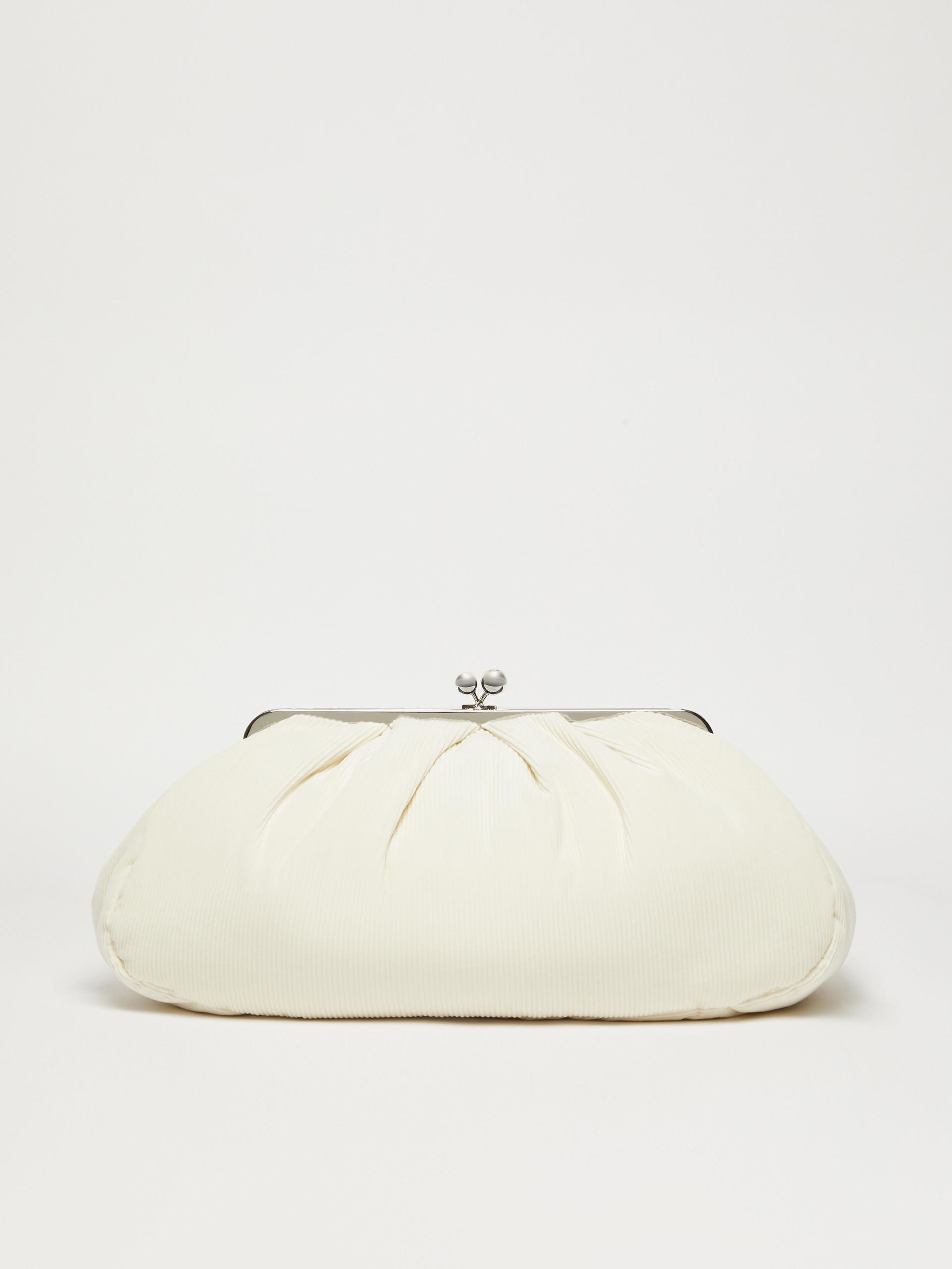 Large velvet Pasticcino Bag - MILK - Weekend Max Mara - 3