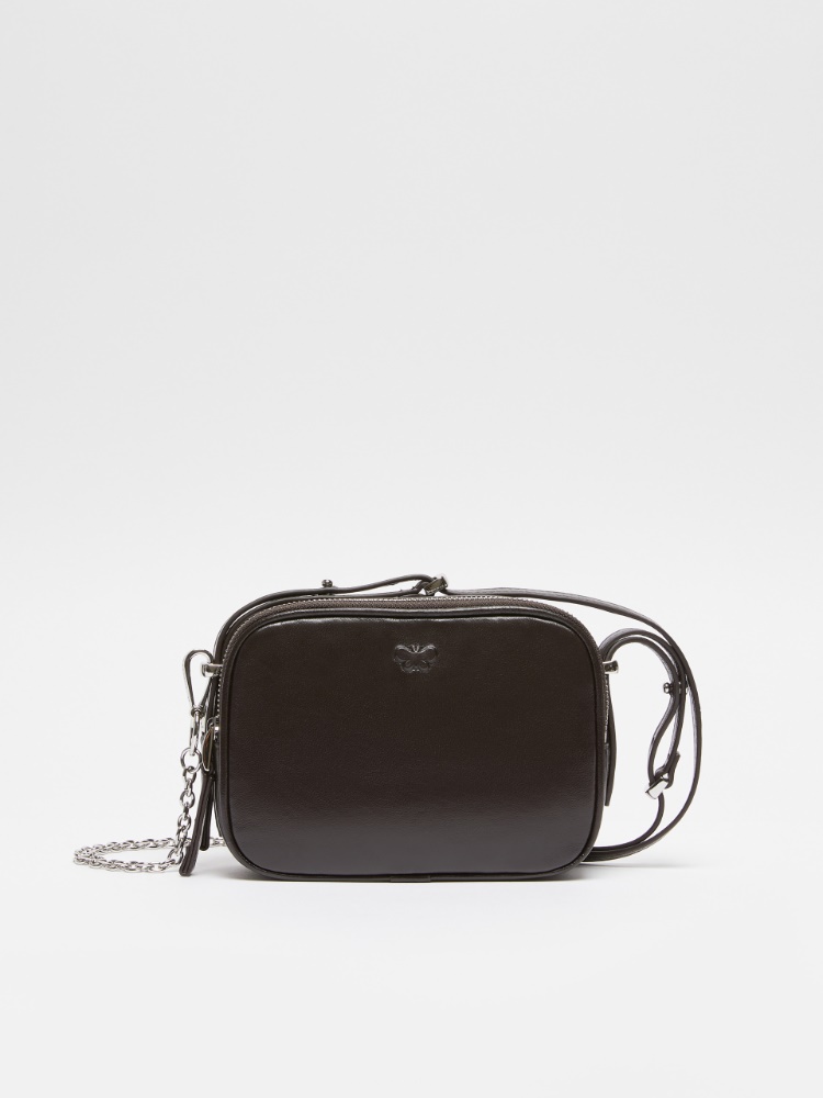 Mini bag in nappa lucida - CIOCCOLATO - Weekend Max Mara