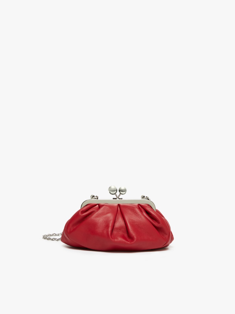 Small Pasticcino Bag in nappa leather - DARK RED - Weekend Max Mara