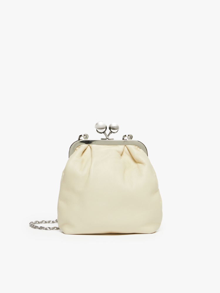 XXS Nappa leather Pasticcino Bag - IVORY - Weekend Max Mara