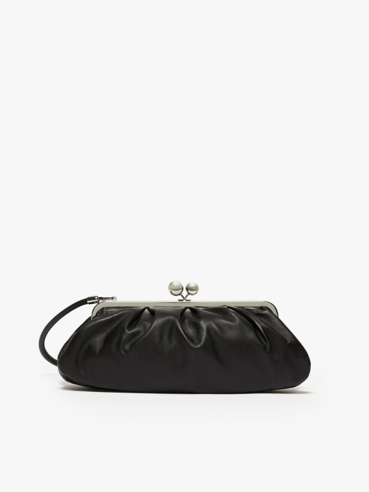 Large nappa leather Pasticcino bag - BLACK - Weekend Max Mara