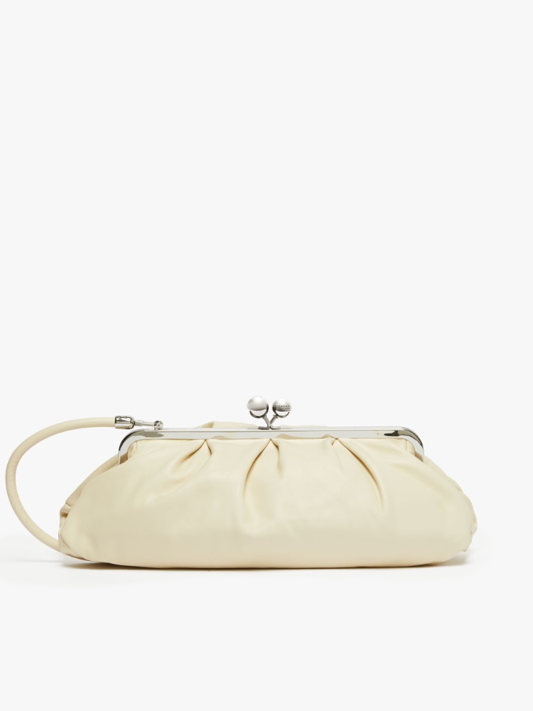 Large nappa leather Pasticcino bag - IVORY - Weekend Max Mara