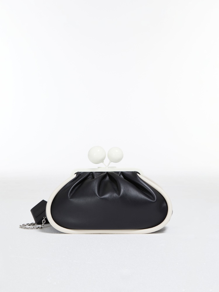 Medium Nappa leather Pasticcino Bag - BLACK - Weekend Max Mara