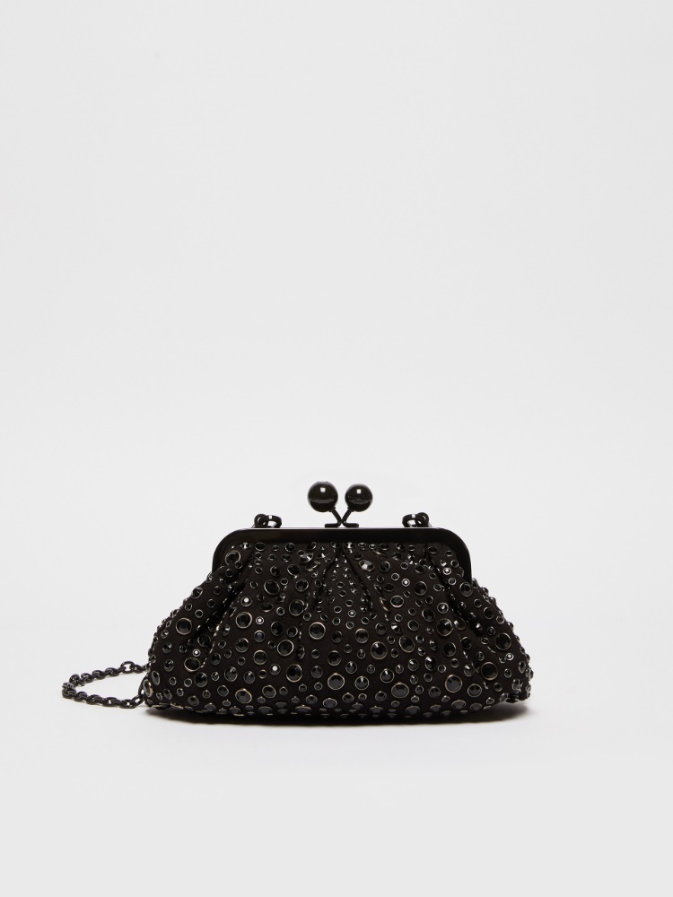 Small crystal leather Pasticcino Bag - BLACK - Weekend Max Mara