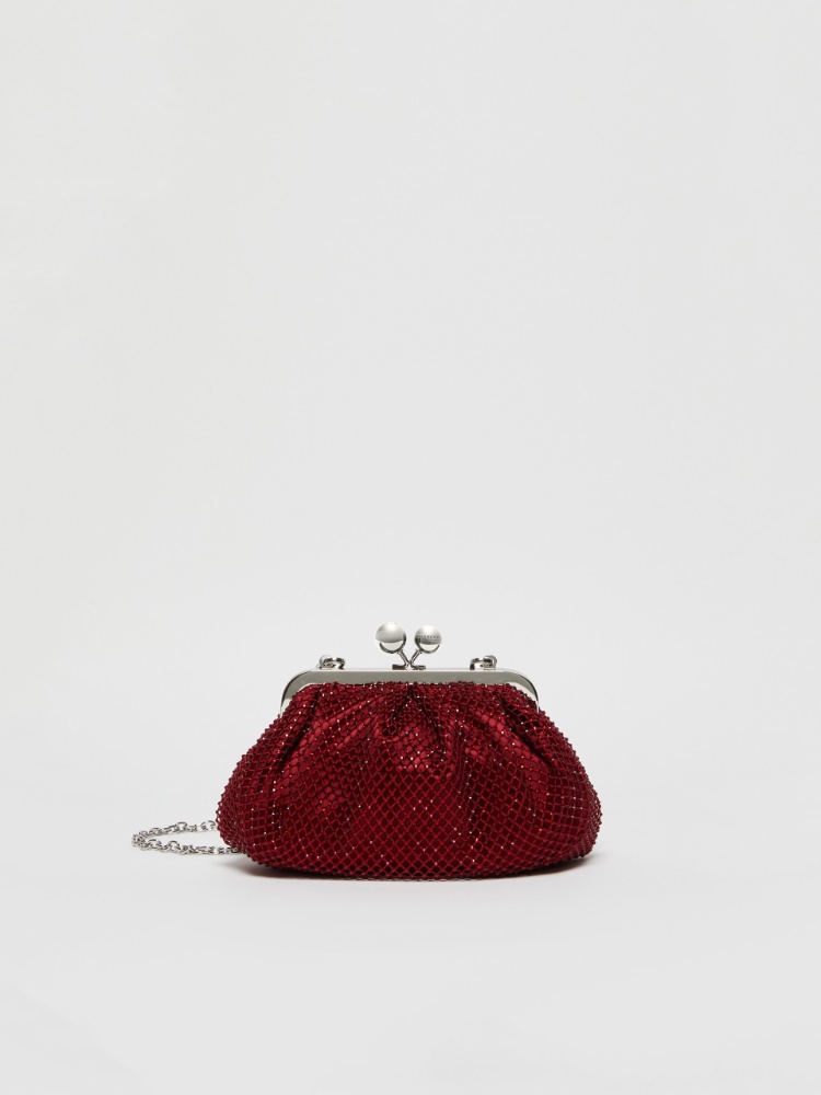 Small Pasticcino Bag in mesh and rhinestones - RUBY - Weekend Max Mara