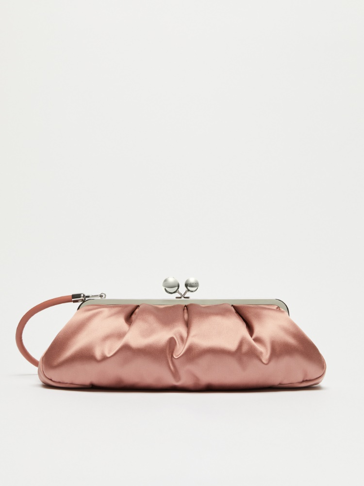 Large satin Pasticcino Bag - ANTIQUE ROSE - Weekend Max Mara