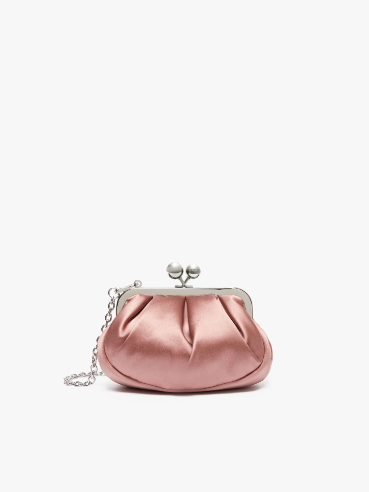 Small satin Pasticcino Bag - ANTIQUE ROSE - Weekend Max Mara