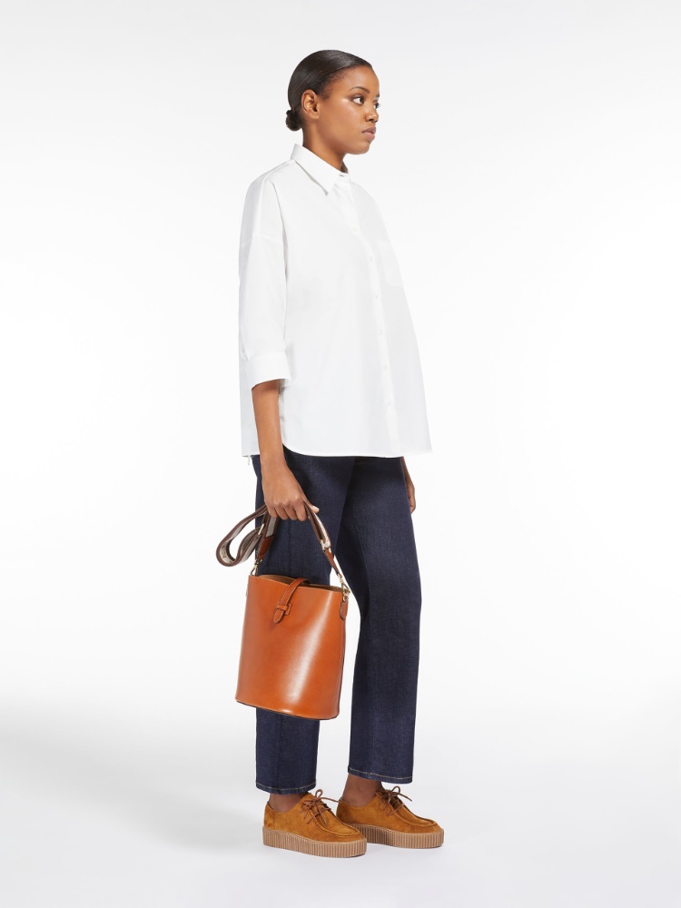 Leather bucket bag - TOBACCO - Weekend Max Mara - 2