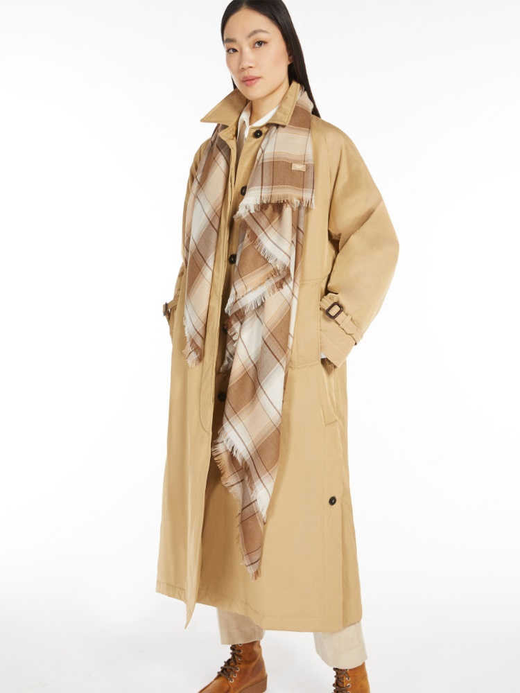 Wool and cashmere shawl - CAMEL - Weekend Max Mara - 2