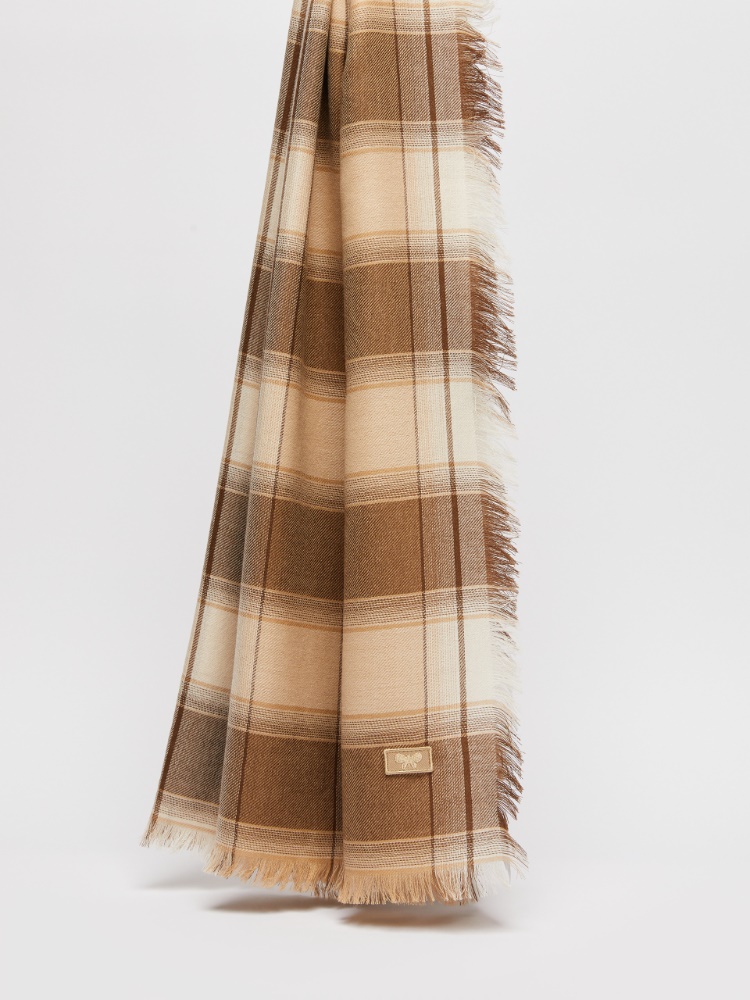 Wool and cashmere shawl - CAMEL - Weekend Max Mara