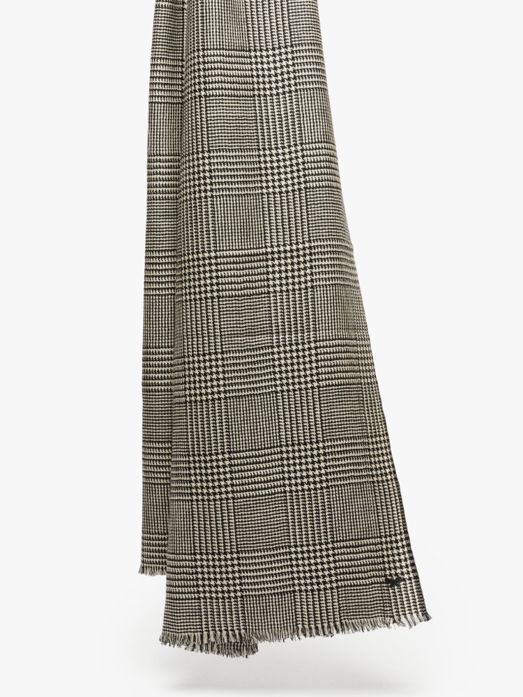 Patterned wool stole - BLACK - Weekend Max Mara