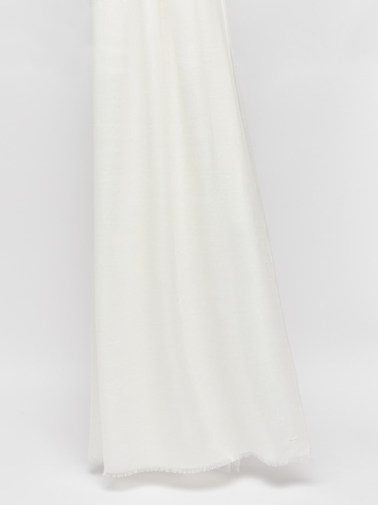 Cashmere stole - WHITE - Weekend Max Mara