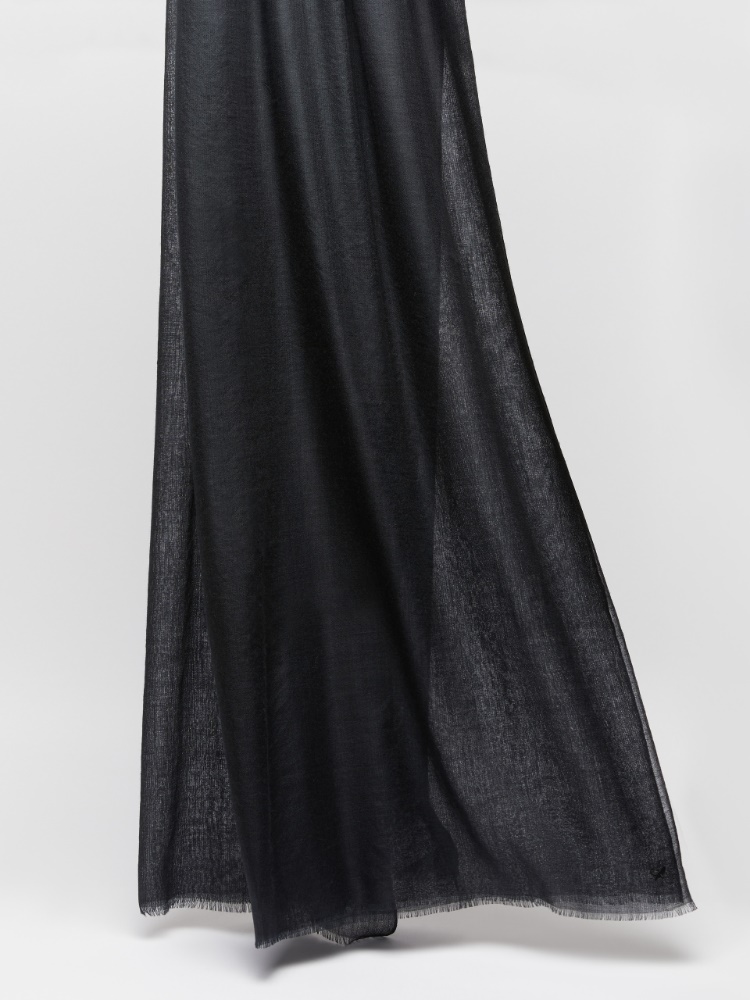 Cashmere stole - BLACK - Weekend Max Mara