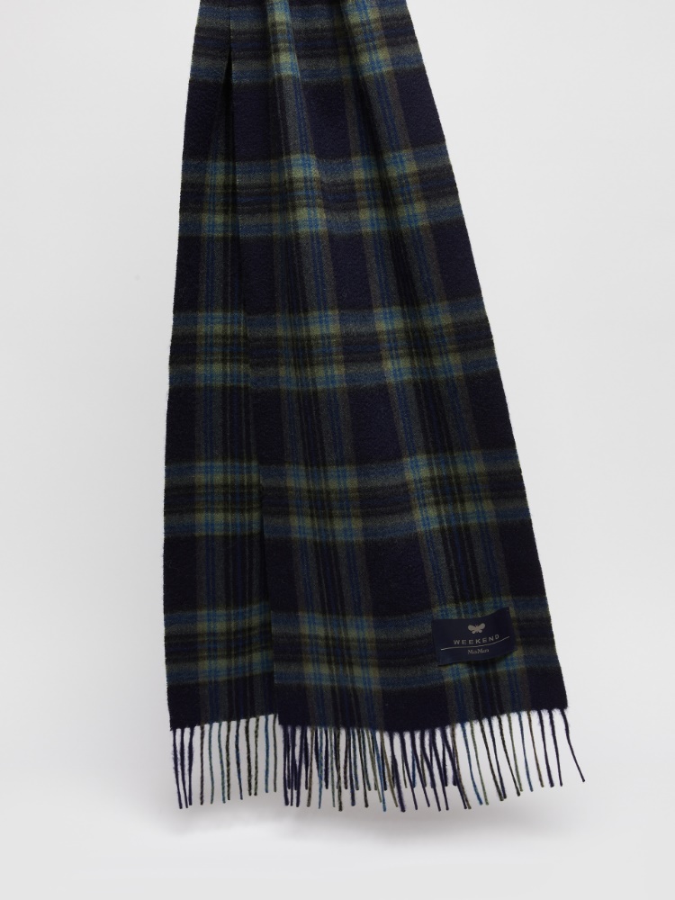 Tartan cashmere scarf -  - Weekend Max Mara