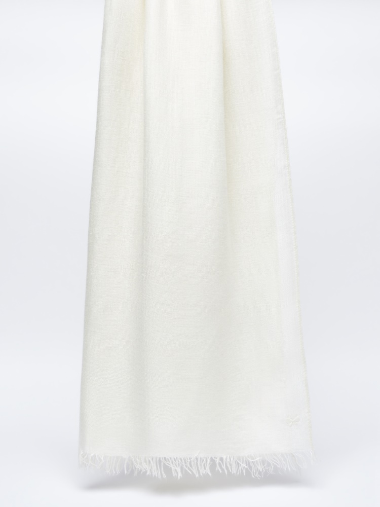 Viscose and cashmere shawl - MILK - Weekend Max Mara