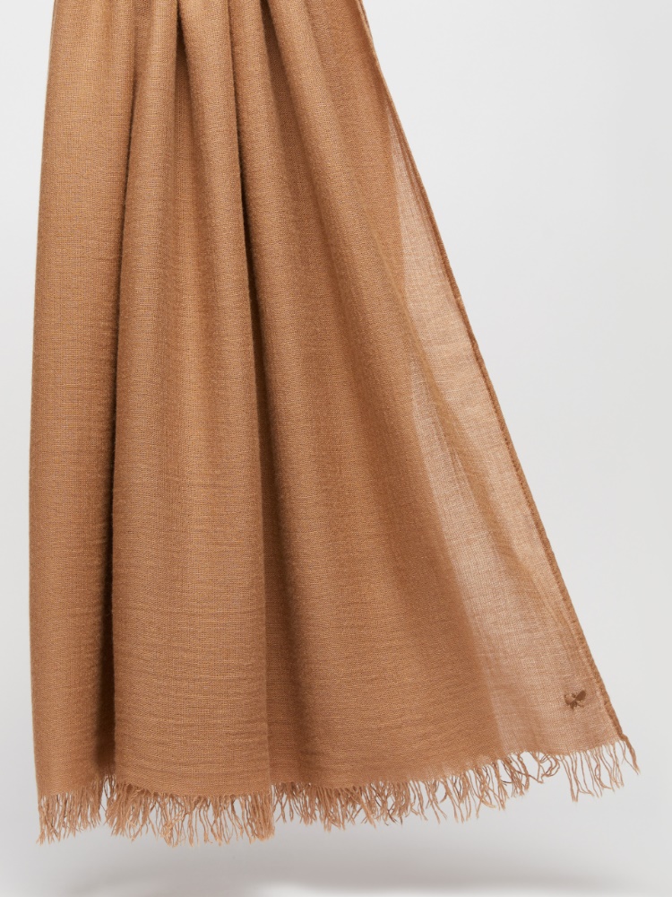 Viscose and cashmere shawl - CAMEL - Weekend Max Mara - 2