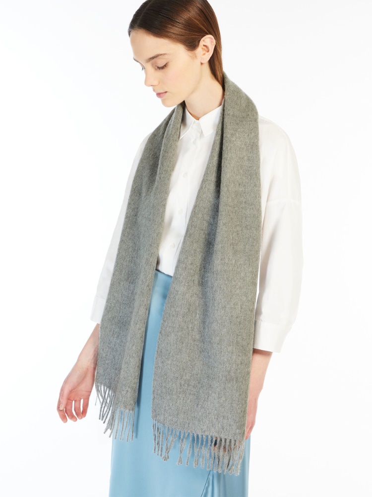 Baby alpaca scarf - LIGHT GREY - Weekend Max Mara - 2