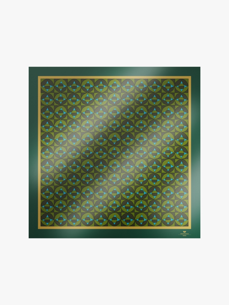 Printed silk scarf - GREEN - Weekend Max Mara