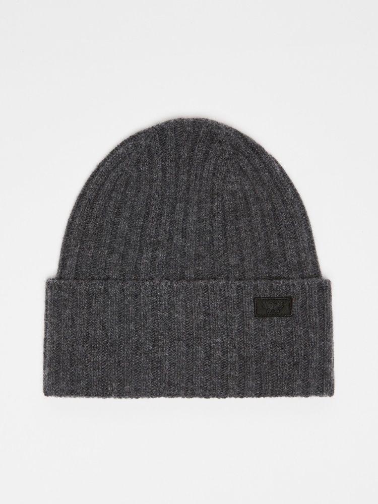 Wool beanie hat - DARK GREY - Weekend Max Mara