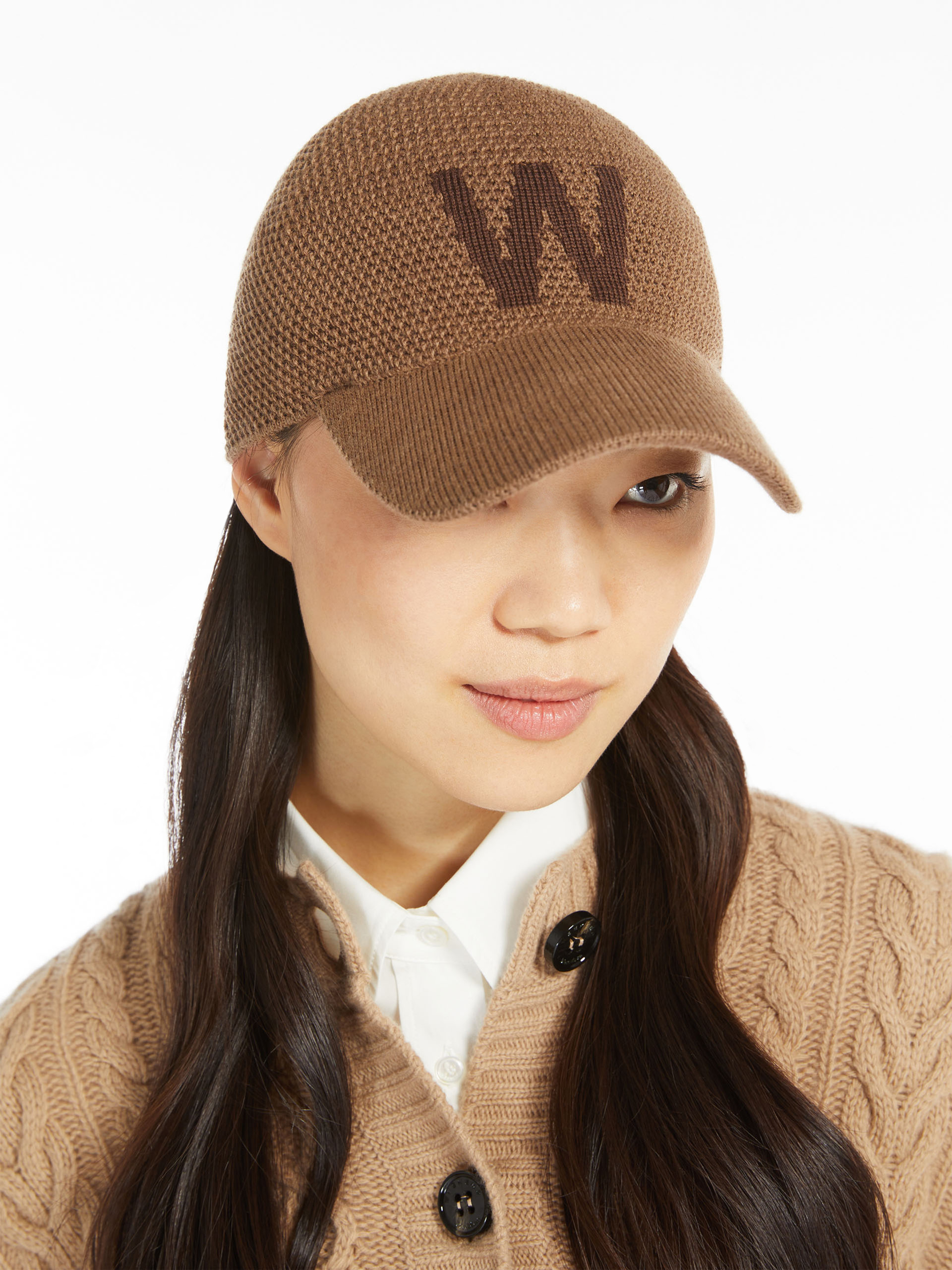 Knitted fabric cap - CAMEL - Weekend Max Mara - 3