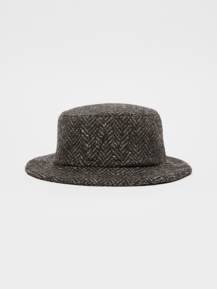 Tweed logo hat - DARK GREY - Weekend Max Mara