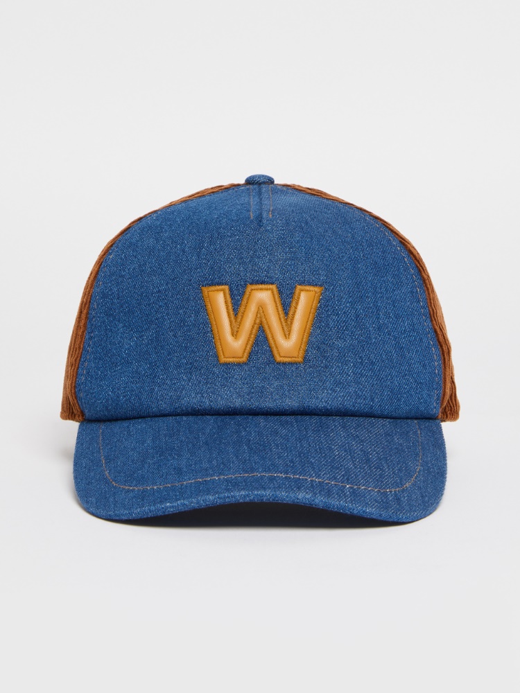 Cappello baseball in velluto e denim - AZZURRO - Weekend Max Mara