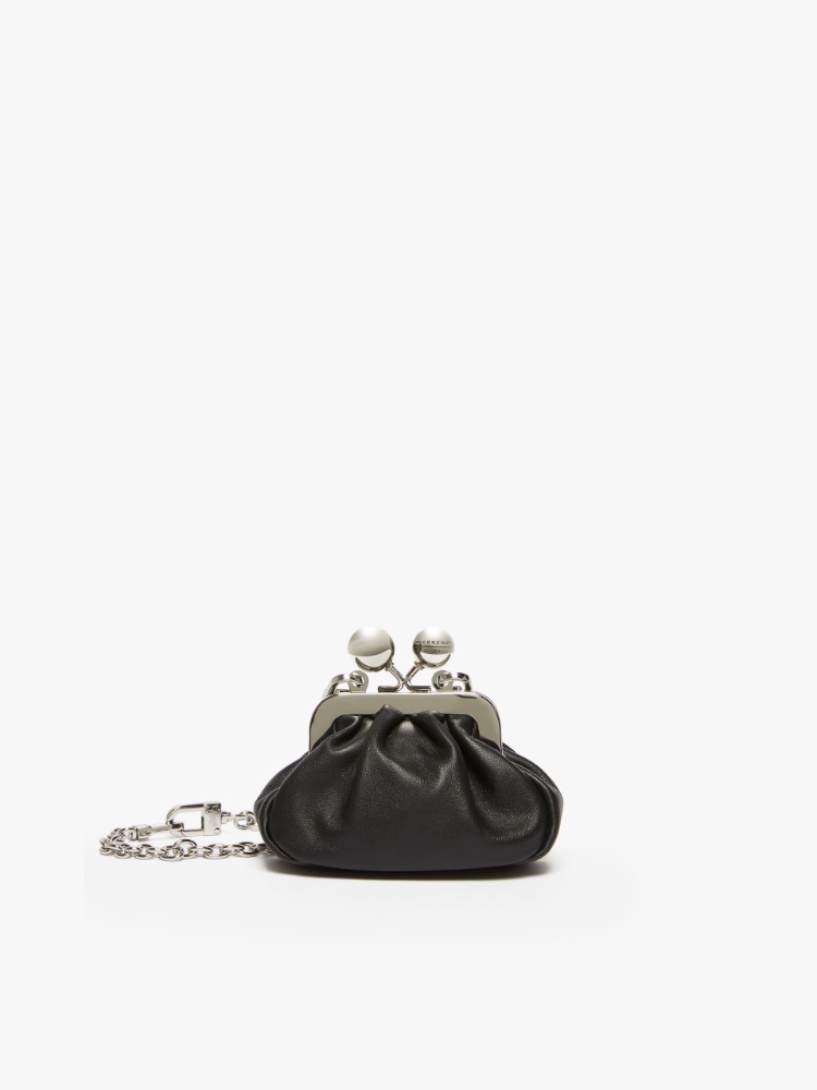 Nano Nappa leather Pasticcino Bag - BLACK - Weekend Max Mara