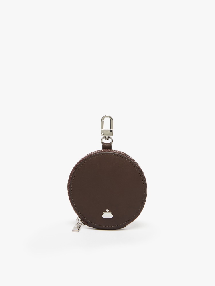 Leather purse - DARK BROWN - Weekend Max Mara