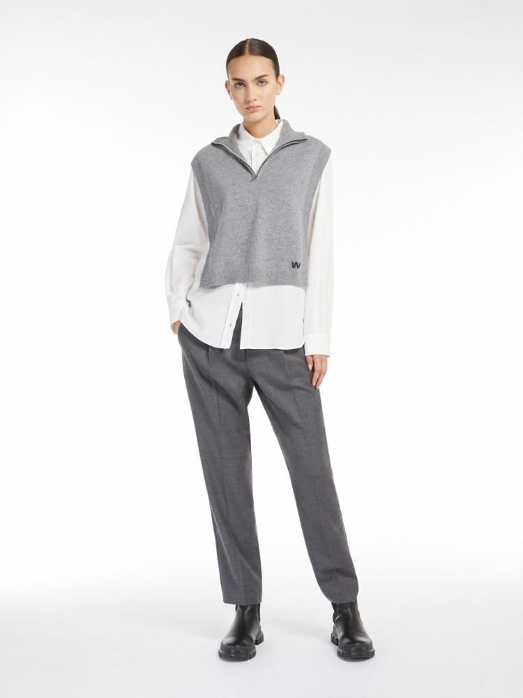 Cashmere collar - PEARL GREY - Weekend Max Mara - 2